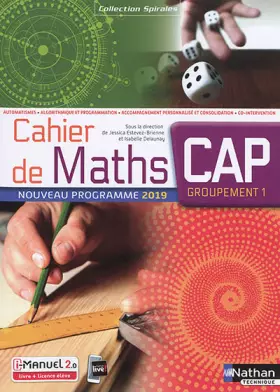 Couverture du produit · Cahier de Maths - CAP Groupement 1