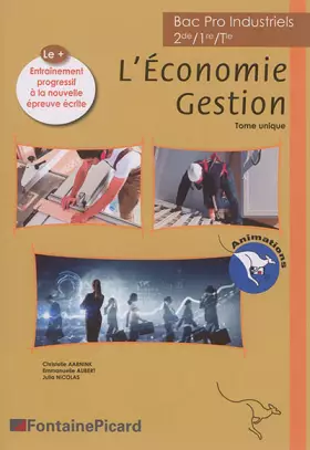 Couverture du produit · L'Economie Gestion 2de/1re/Tle Bac Pro Industriels: Tome unique