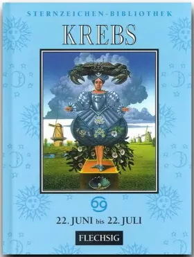 Couverture du produit · KREBS - Ein kleines, bibliophiles STERNZEICHEN-Büchlein von FLECHSIG: Sternzeichen-Bibliothek (Flechsig - Kleine Bibliothek)