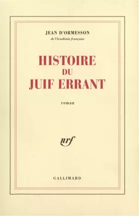 Couverture du produit · Histoire du Juif errant
