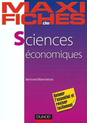 Couverture du produit · Maxi fiches de Sciences économiques