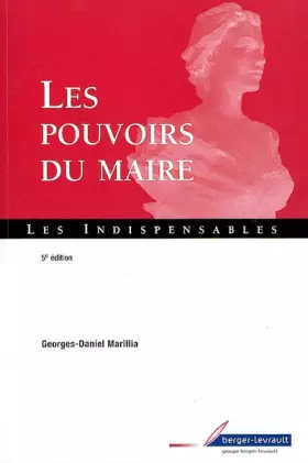 Couverture du produit · Les pouvoirs du maire