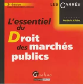 Couverture du produit · L'Essentiel du Droit des marchés publics
