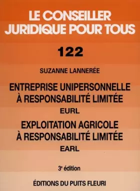 Couverture du produit · EURL et EARL, numéro 122, 3ème édition