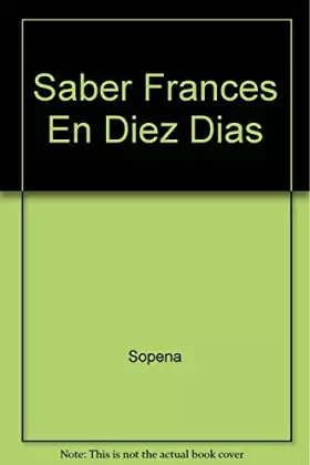 Couverture du produit · Saber Frances En Diez Dias