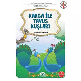 Couverture du produit · Karga ile Tavus Kuşları - Ezop Masalları 1. Sınıf