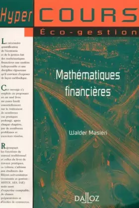 Couverture du produit · Mathématiques financières