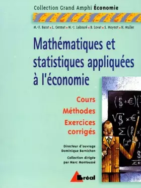 Couverture du produit · Mathématiques et statistiques appliquées à l'économie