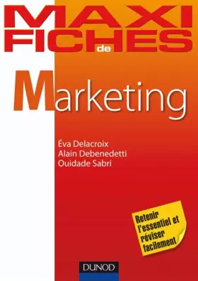 Couverture du produit · Maxi fiches de Marketing