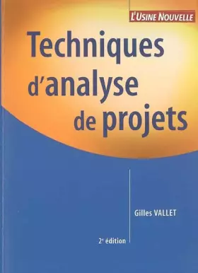 Couverture du produit · Techniques d'analyse de projets - 2ème édition