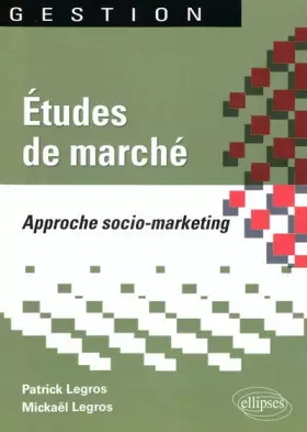 Couverture du produit · Etudes de marché : Approche socio-marketing
