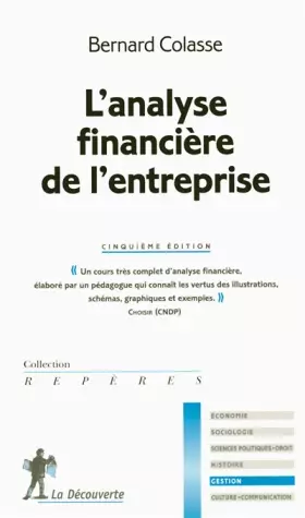 Couverture du produit · L'analyse financière de l'entreprise