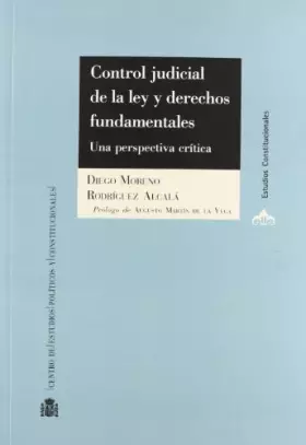 Couverture du produit · Control judicial de la ley y derechos fundamentales : una perspectiva crítica