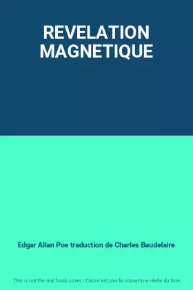 Couverture du produit · REVELATION MAGNETIQUE
