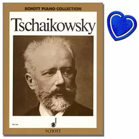 Couverture du produit · Tschaikowsky Selected works (including Barcarole, Autumn Song October, Troika November, Humoresque) - Schott Piano Collection -