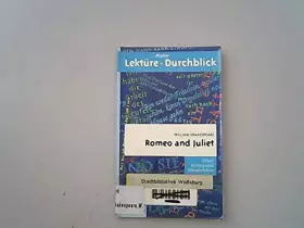 Couverture du produit · William Shakespeare: Romeo and Juliet