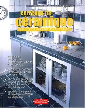 Couverture du produit · Carreaux de céramique: Projets étape par étape