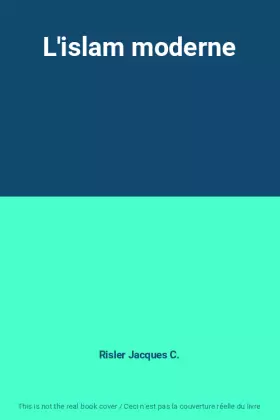 Couverture du produit · L'islam moderne