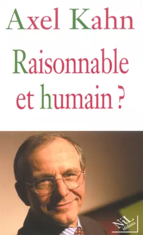 Couverture du produit · Raisonnable et Humain ?