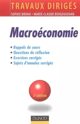 Couverture du produit · Macroéconomie : Travaux dirigés
