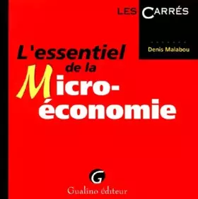 Couverture du produit · L'essentiel de la micro-économie