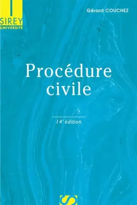 Couverture du produit · Procédure civile - 14e éd.