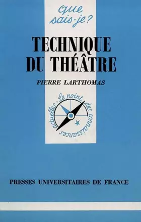 Couverture du produit · La technique du théâtre