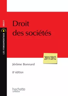 Couverture du produit · Droit des sociétés - 2011/2012