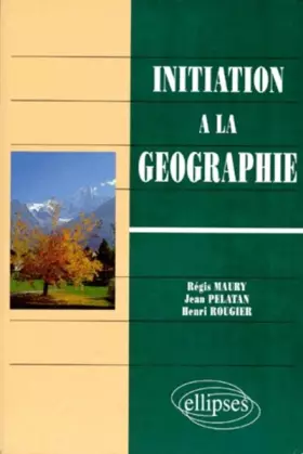Couverture du produit · Initiation à la géographie
