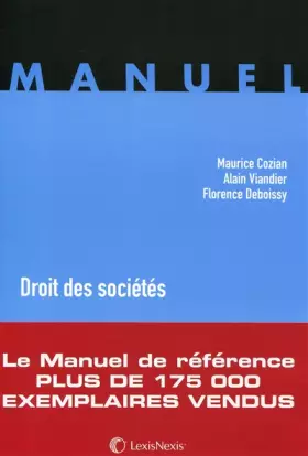 Couverture du produit · Droit des sociétés