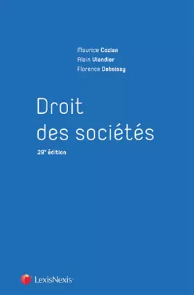 Couverture du produit · Droit des sociétés
