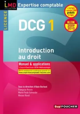 Couverture du produit · Introduction au droit DCG1 : Manuel et applications