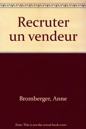 Couverture du produit · Recruter un vendeur