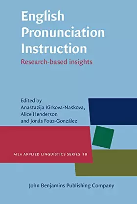 Couverture du produit · English Pronunciation Instruction: Research-based insights: 19
