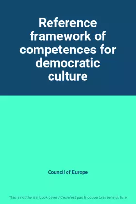 Couverture du produit · Reference framework of competences for democratic culture