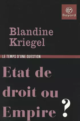 Couverture du produit · Etat de droit ou Empire ?