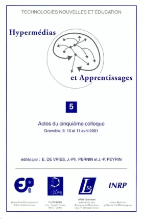 Couverture du produit · Hypermedias et apprentissages actes du cinquième colloque