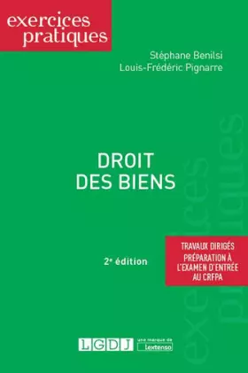 Couverture du produit · Droit des biens