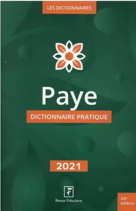 Couverture du produit · Paye 2021: Dictionnaire pratique