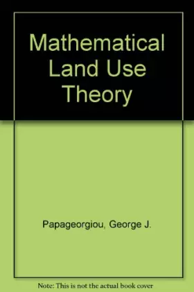 Couverture du produit · Mathematical land use theory