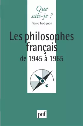 Couverture du produit · Philosophes français de 1945 à 1965