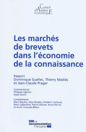 Couverture du produit · Les marchés de brevets dans l'économie de la connaissance (cae 94)