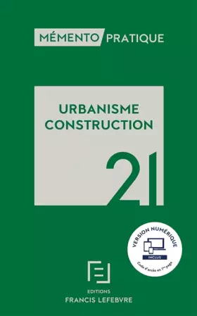 Couverture du produit · Urbanisme construction