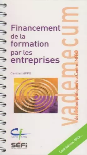 Couverture du produit · Le financement de la formation par les entreprises