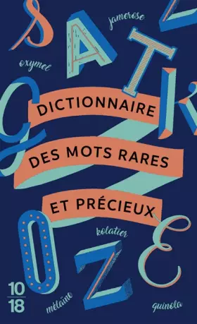 Couverture du produit · Dictionnaire des mots rares et précieux