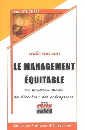 Couverture du produit · Le Management équitable - un nouveau mode de direction des entreprises