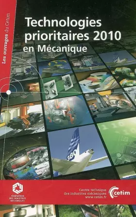 Couverture du produit · Technologies prioritaires 2010 en mécanique