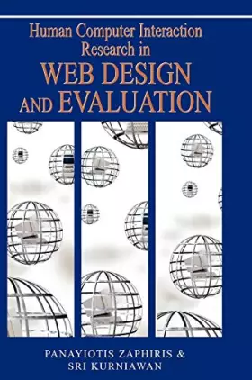 Couverture du produit · Human Computer Interaction Research in Web Design and Evaluation