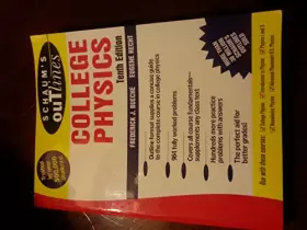 Couverture du produit · Schaum's Outline of College Physics, 10th edition (Schaum's Outline Series)
