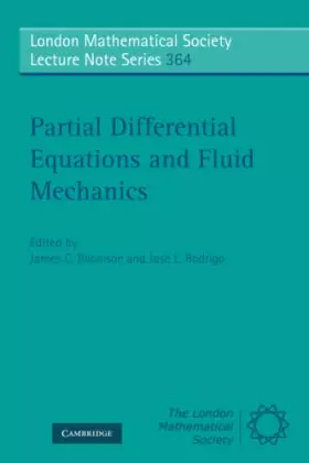 Couverture du produit · Partial Differential Equations and Fluid Mechanics (London Mathematical Society Lecture Note Series, Vol. 364)